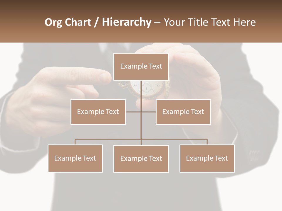 A Man In A Suit Holding A Pocket Watch PowerPoint Template