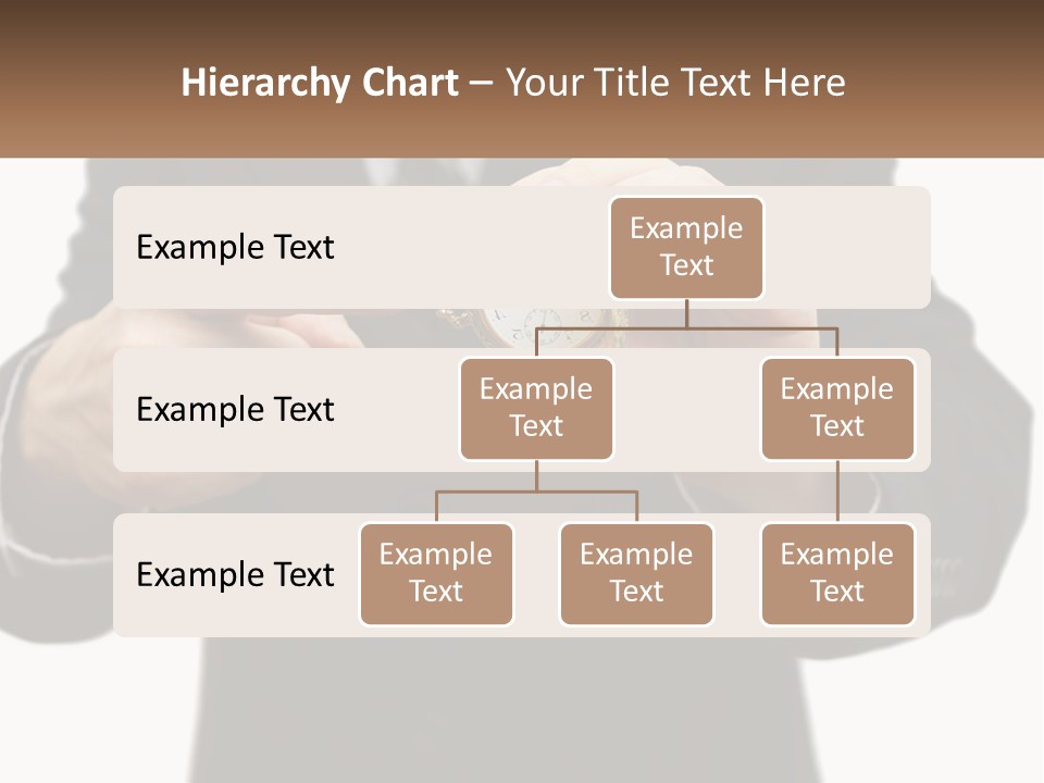 A Man In A Suit Holding A Pocket Watch PowerPoint Template