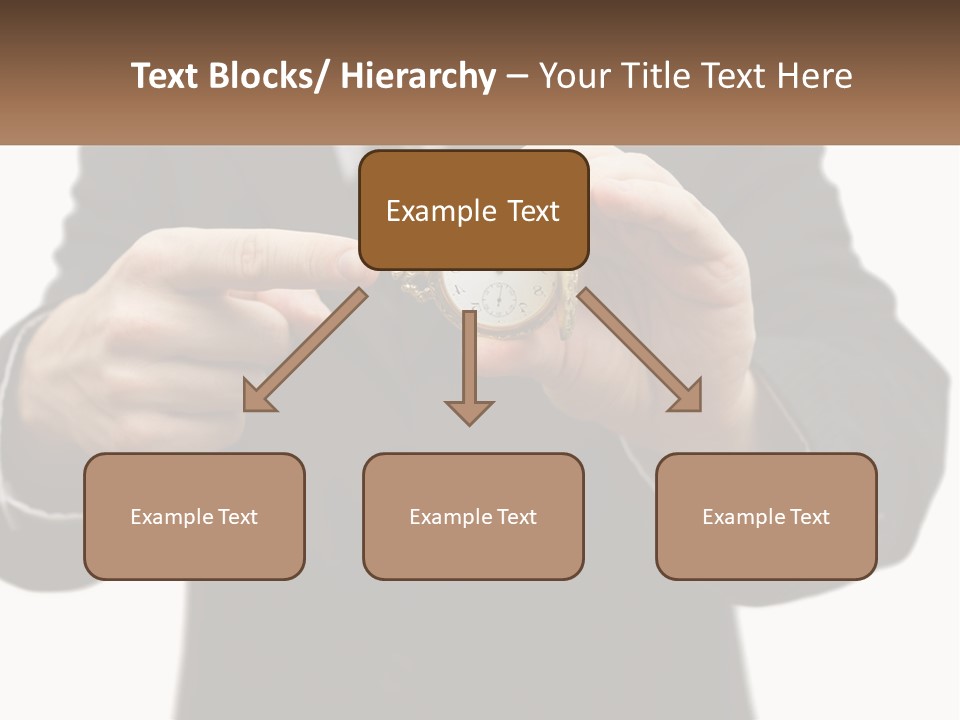 A Man In A Suit Holding A Pocket Watch PowerPoint Template