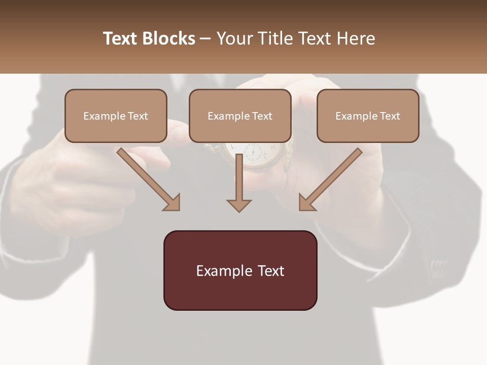 A Man In A Suit Holding A Pocket Watch PowerPoint Template