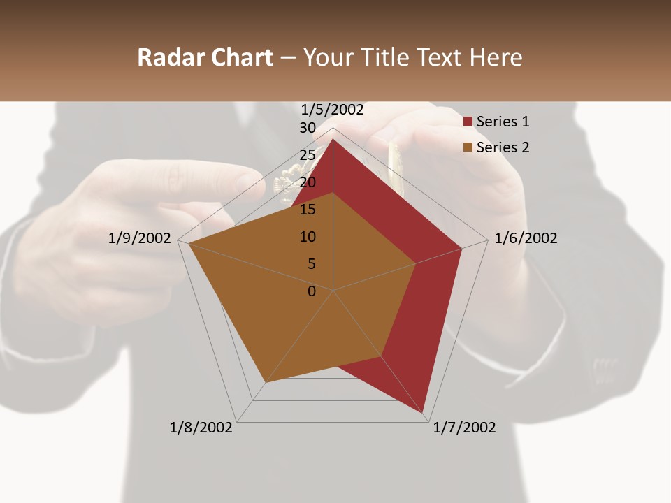 A Man In A Suit Holding A Pocket Watch PowerPoint Template