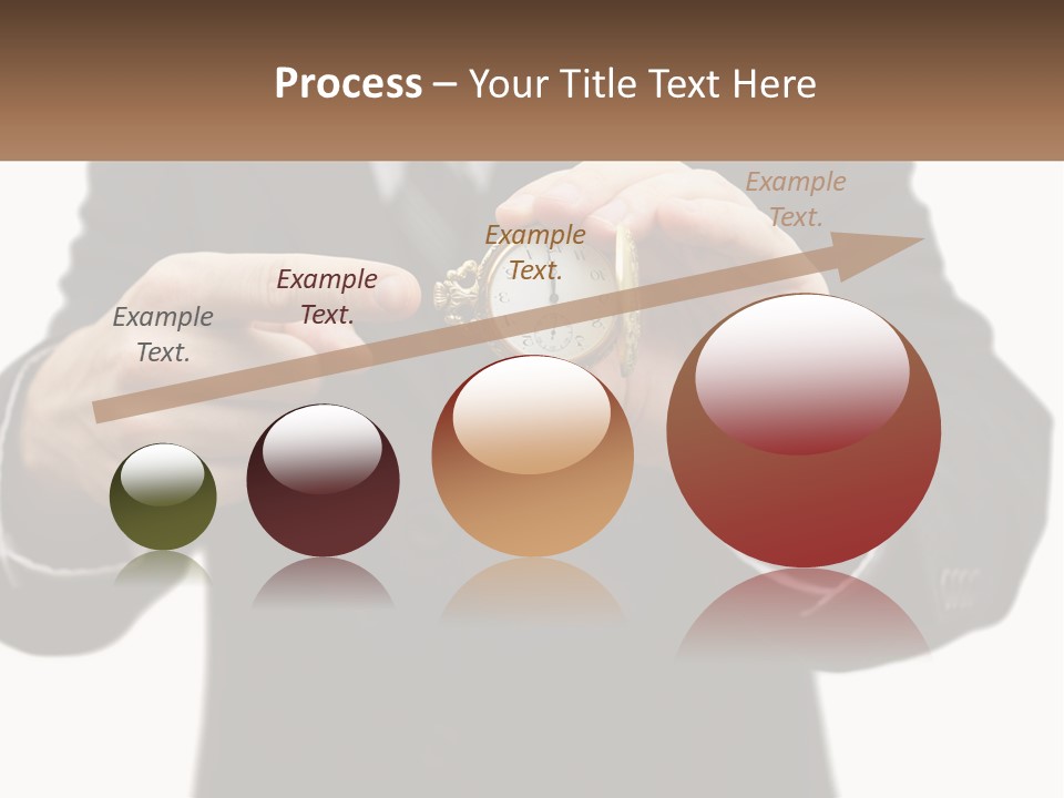 A Man In A Suit Holding A Pocket Watch PowerPoint Template