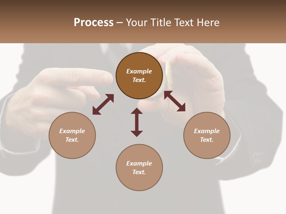 A Man In A Suit Holding A Pocket Watch PowerPoint Template