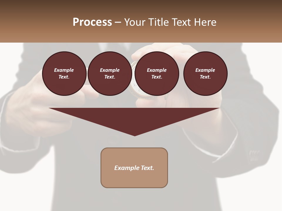 A Man In A Suit Holding A Pocket Watch PowerPoint Template