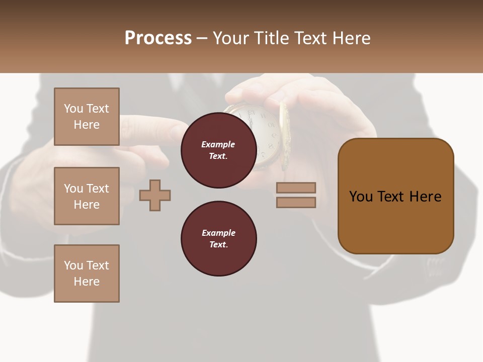 A Man In A Suit Holding A Pocket Watch PowerPoint Template