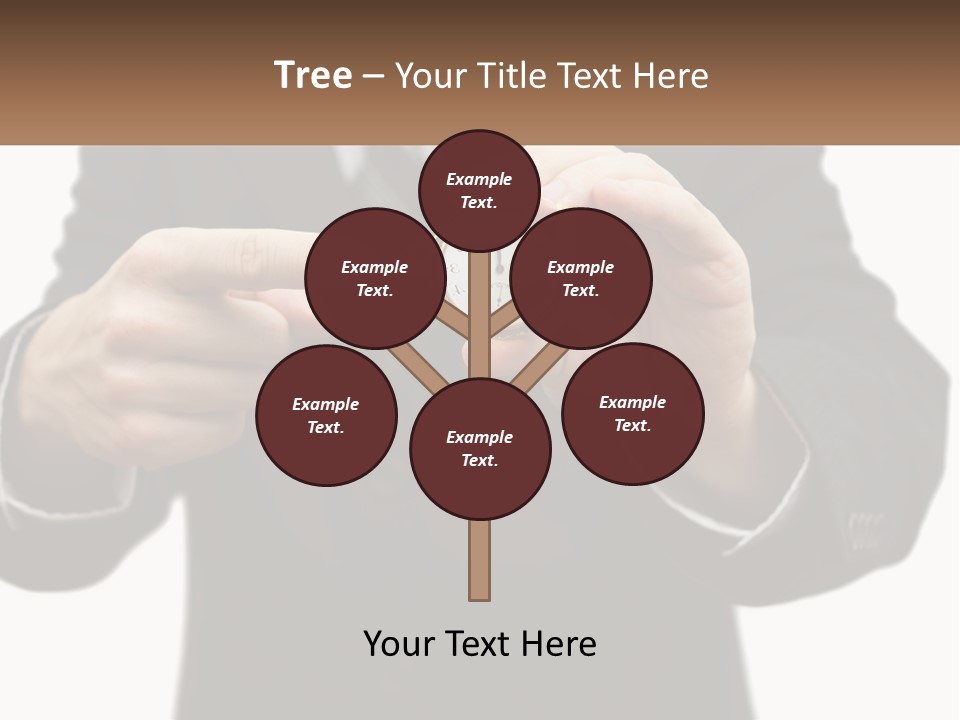 A Man In A Suit Holding A Pocket Watch PowerPoint Template