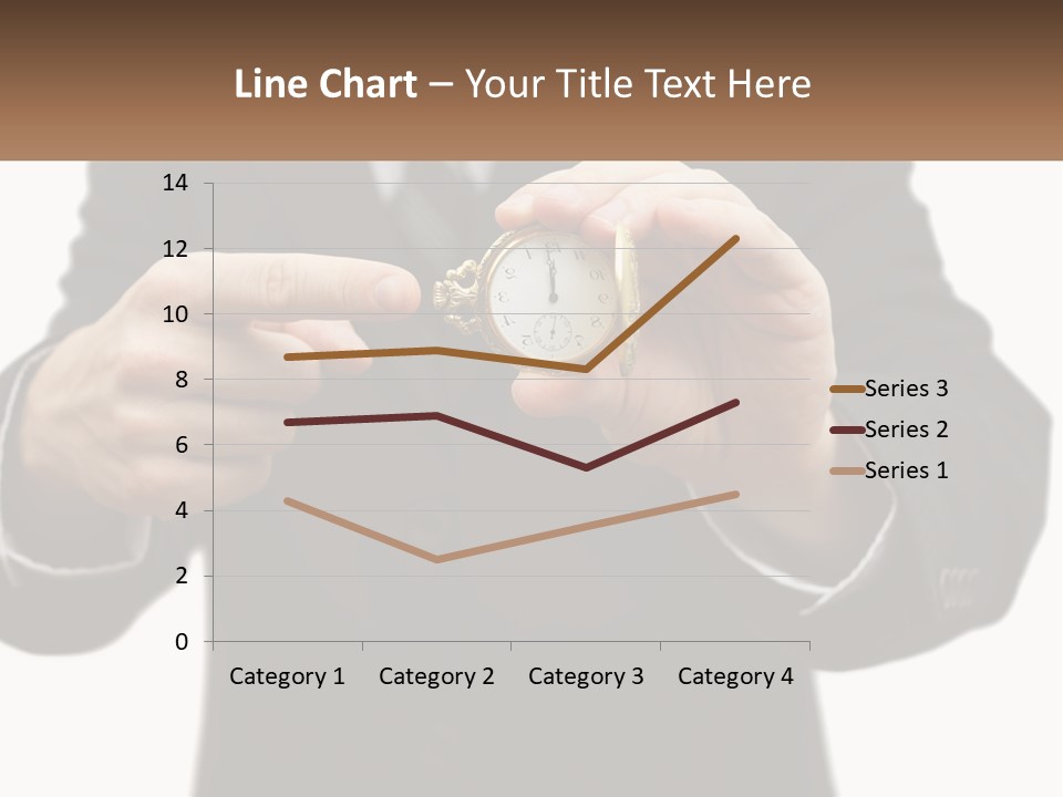 A Man In A Suit Holding A Pocket Watch PowerPoint Template