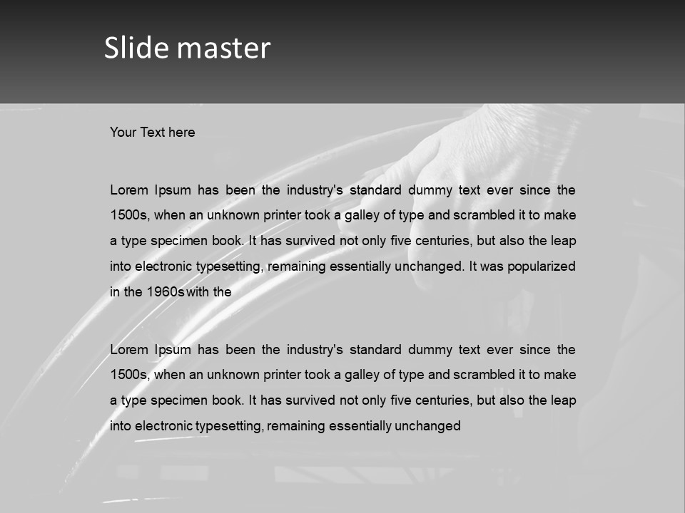 A Person Pushing A Wheel On A Wheelchair PowerPoint Template