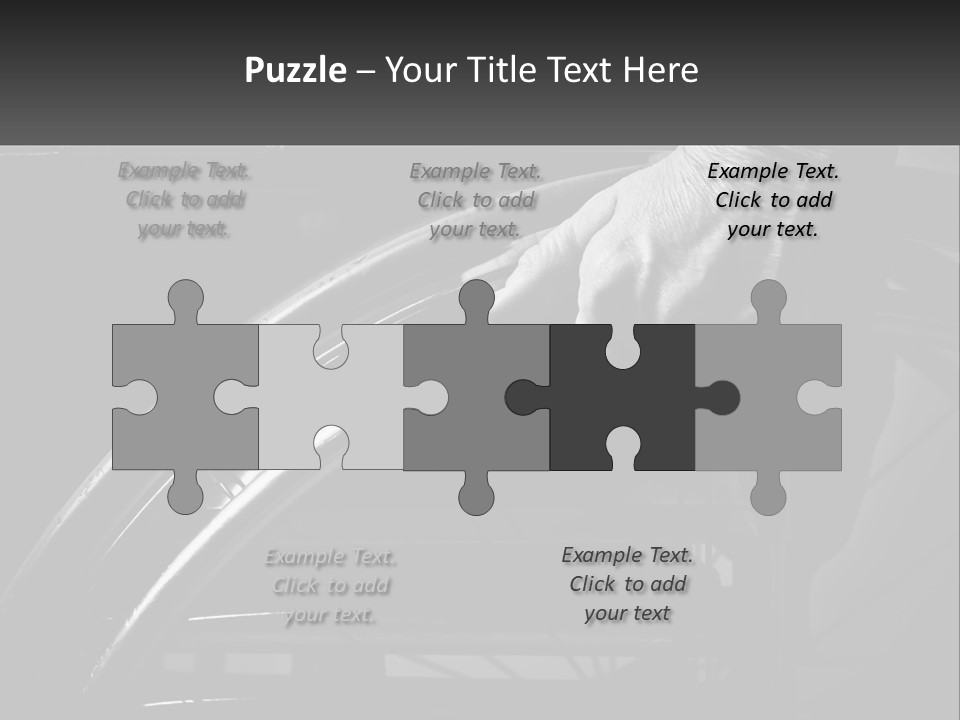 A Person Pushing A Wheel On A Wheelchair PowerPoint Template