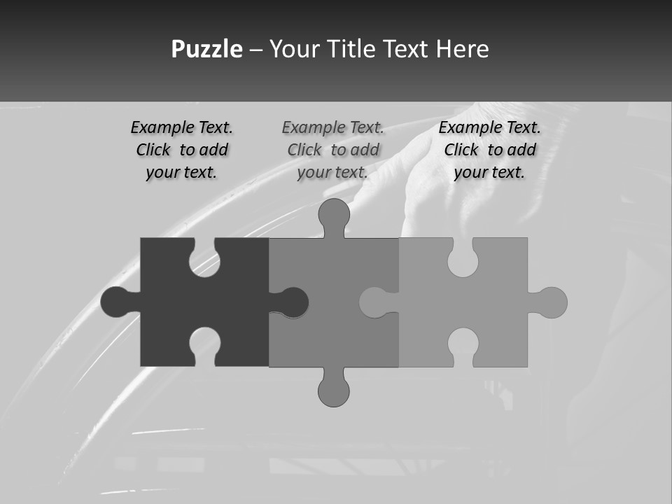 A Person Pushing A Wheel On A Wheelchair PowerPoint Template