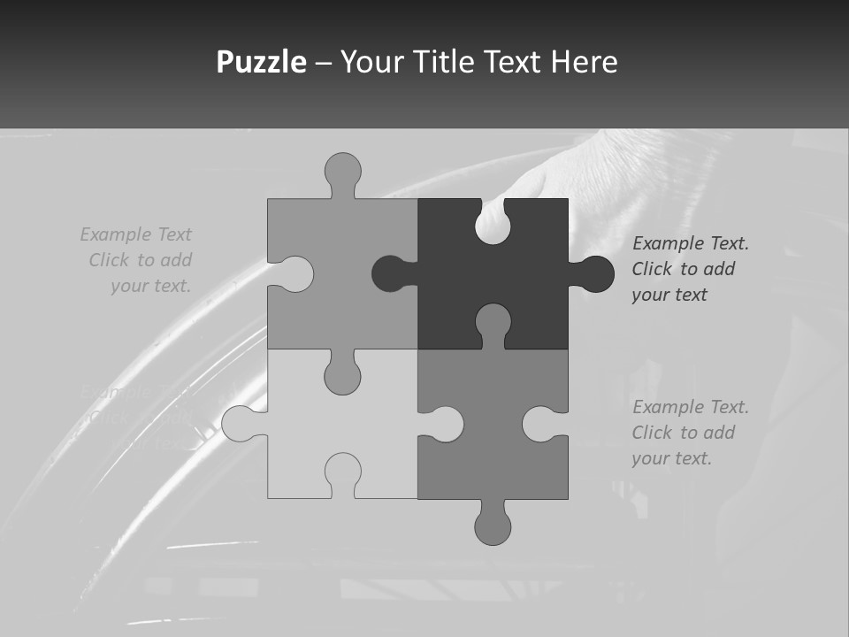 A Person Pushing A Wheel On A Wheelchair PowerPoint Template