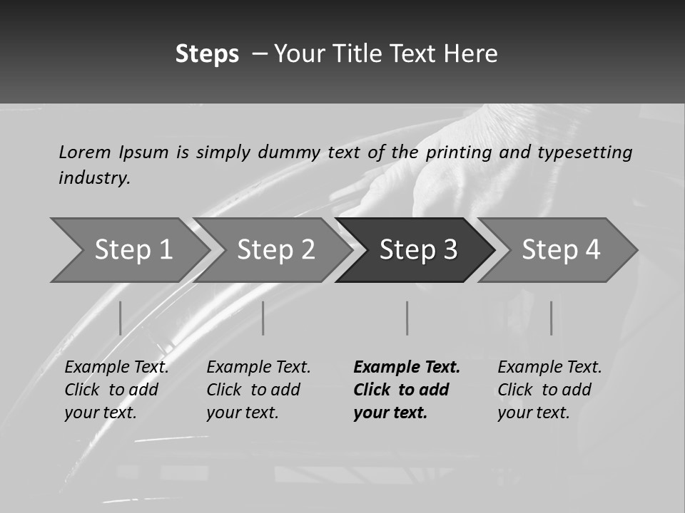 A Person Pushing A Wheel On A Wheelchair PowerPoint Template