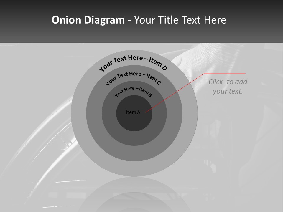 A Person Pushing A Wheel On A Wheelchair PowerPoint Template