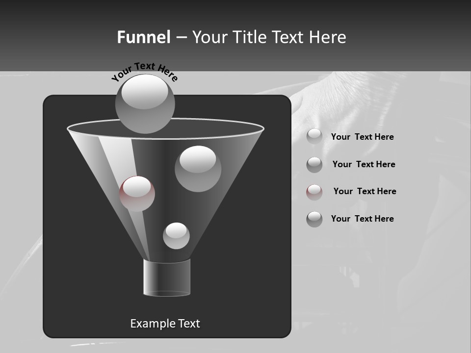 A Person Pushing A Wheel On A Wheelchair PowerPoint Template