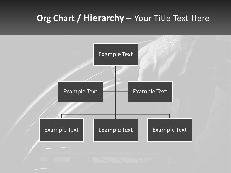 A Person Pushing A Wheel On A Wheelchair PowerPoint Template