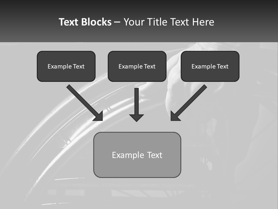 A Person Pushing A Wheel On A Wheelchair PowerPoint Template