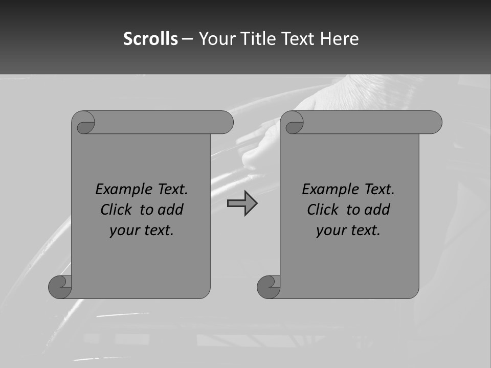 A Person Pushing A Wheel On A Wheelchair PowerPoint Template