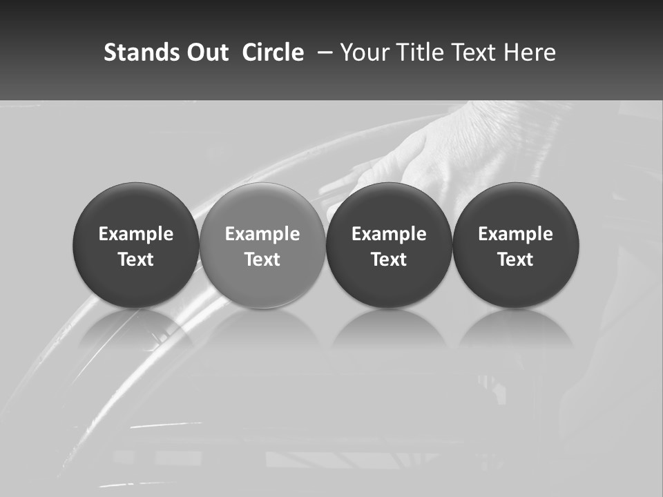 A Person Pushing A Wheel On A Wheelchair PowerPoint Template