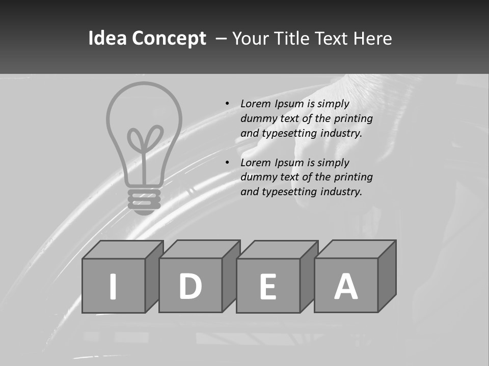 A Person Pushing A Wheel On A Wheelchair PowerPoint Template