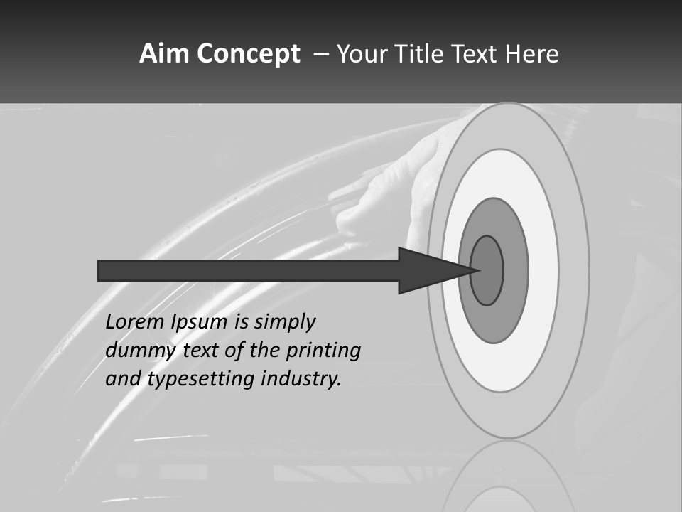 A Person Pushing A Wheel On A Wheelchair PowerPoint Template