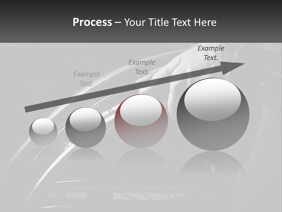 A Person Pushing A Wheel On A Wheelchair PowerPoint Template