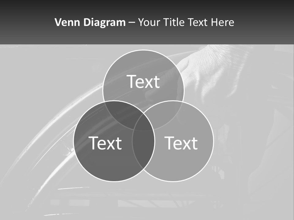 A Person Pushing A Wheel On A Wheelchair PowerPoint Template