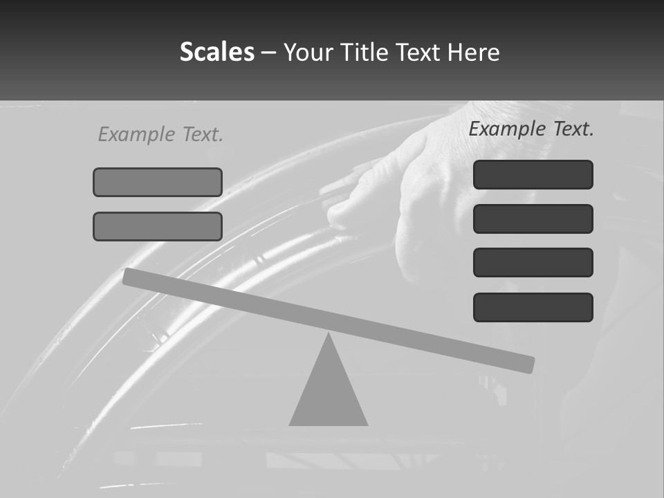 A Person Pushing A Wheel On A Wheelchair PowerPoint Template