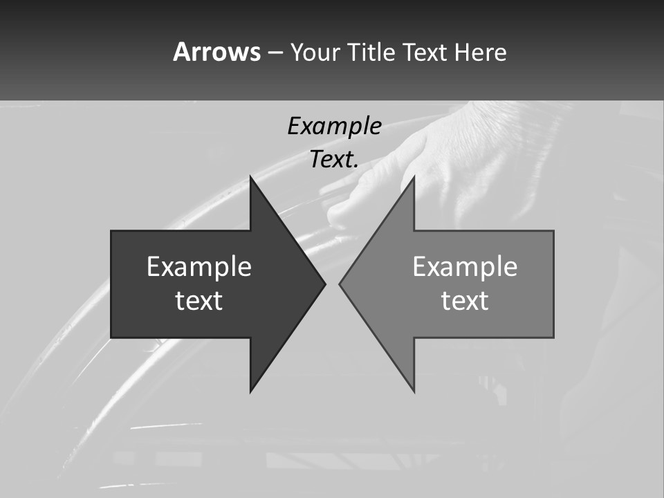 A Person Pushing A Wheel On A Wheelchair PowerPoint Template