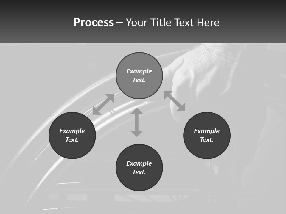 A Person Pushing A Wheel On A Wheelchair PowerPoint Template
