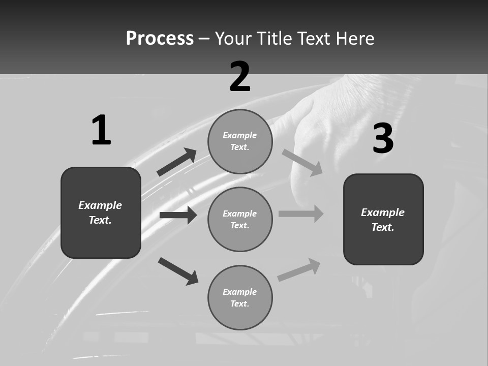 A Person Pushing A Wheel On A Wheelchair PowerPoint Template
