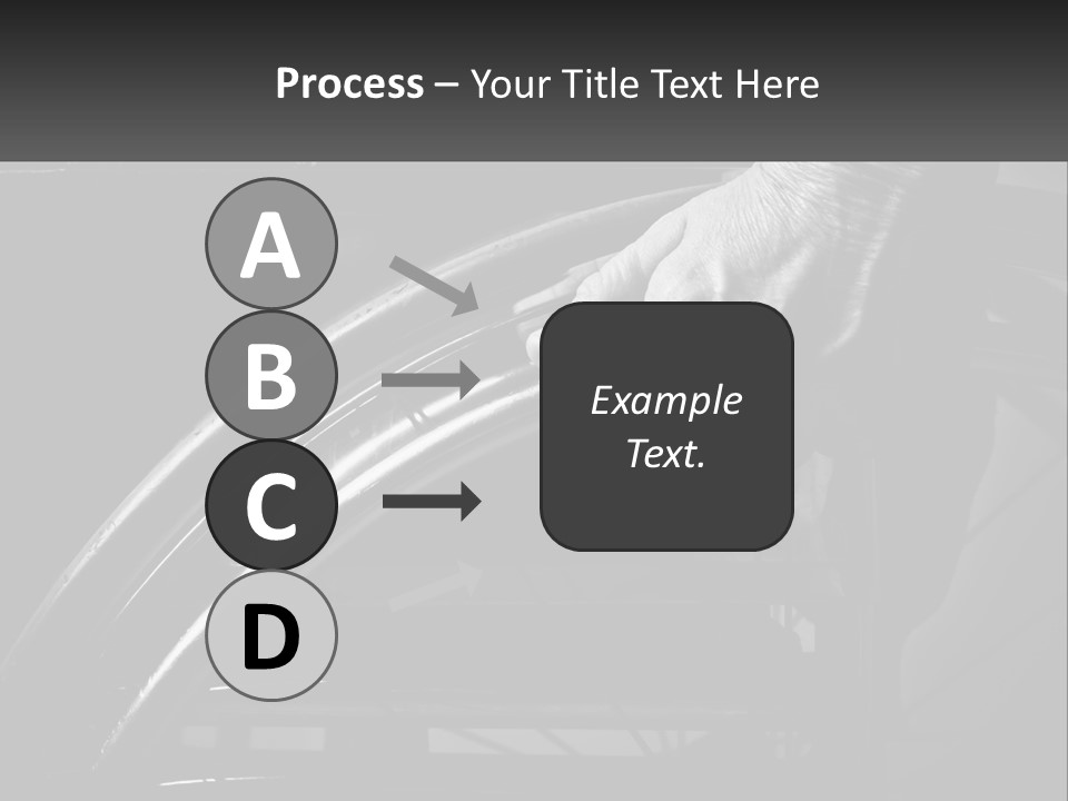 A Person Pushing A Wheel On A Wheelchair PowerPoint Template
