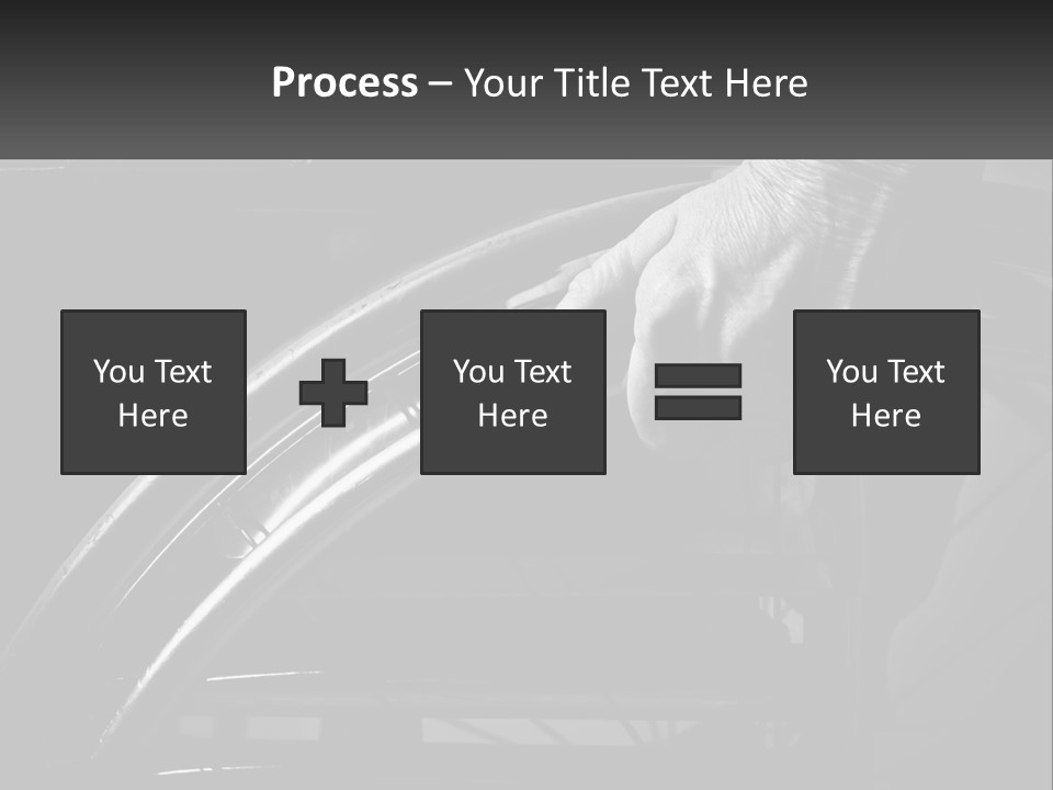 A Person Pushing A Wheel On A Wheelchair PowerPoint Template