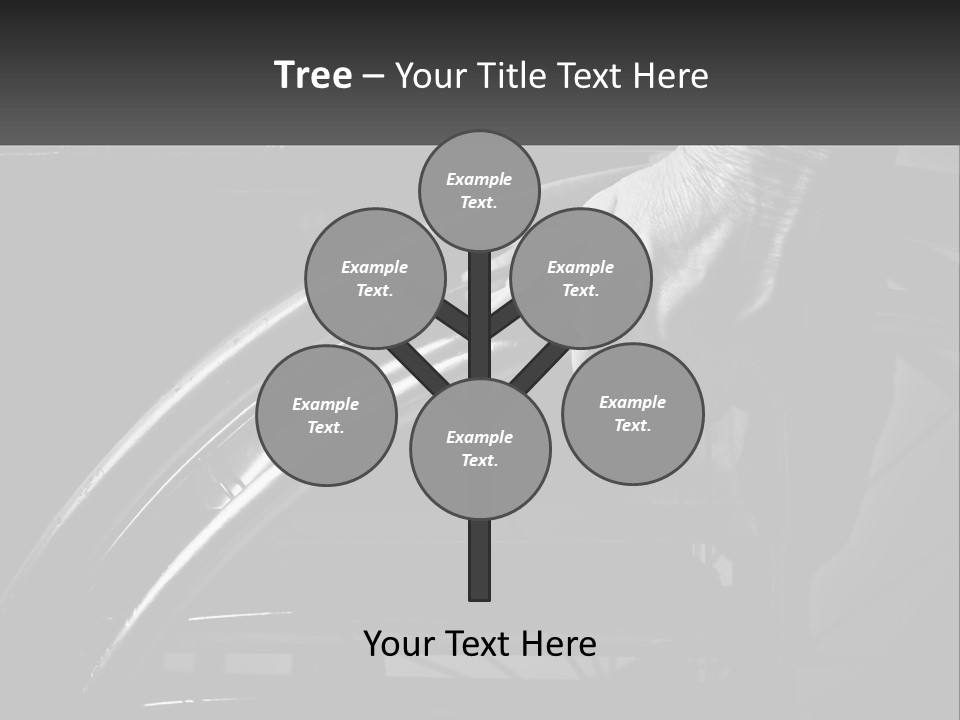 A Person Pushing A Wheel On A Wheelchair PowerPoint Template