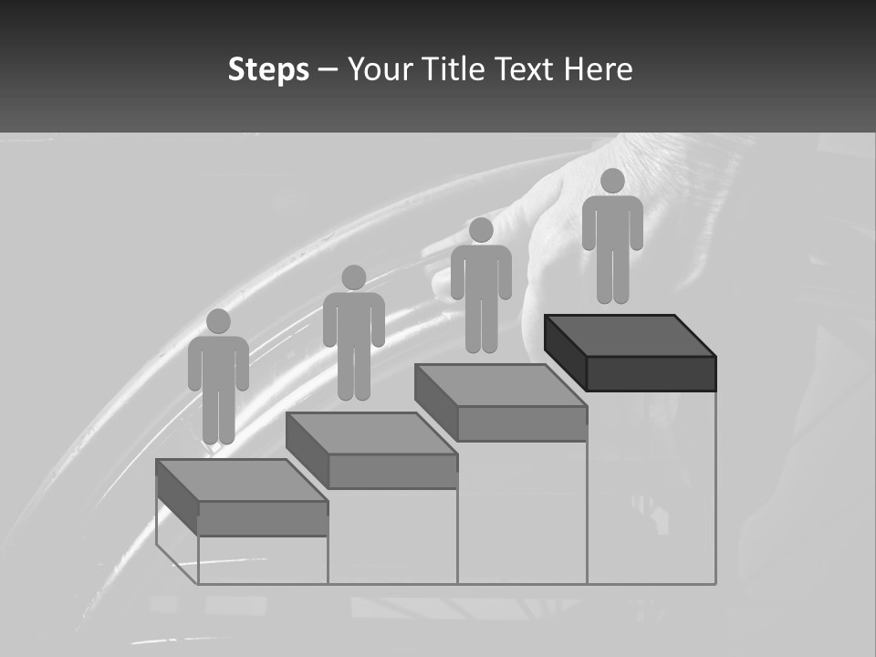 A Person Pushing A Wheel On A Wheelchair PowerPoint Template