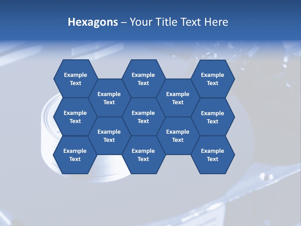 A Hard Drive With A Key On Top Of It PowerPoint Template