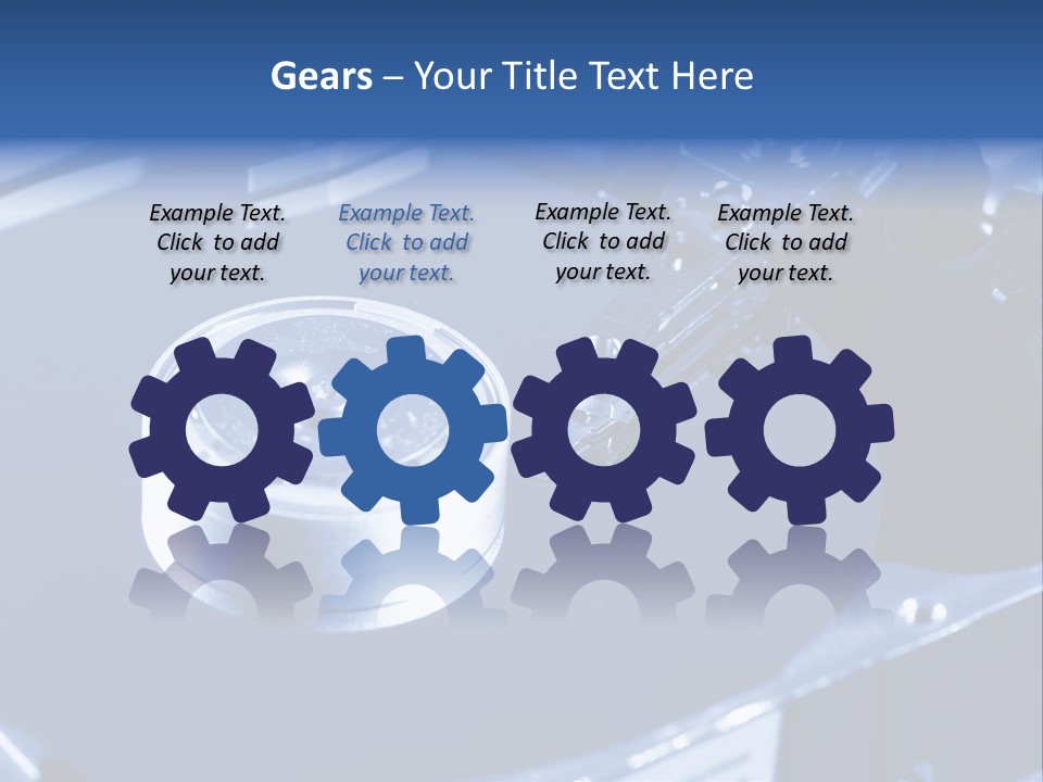 A Hard Drive With A Key On Top Of It PowerPoint Template