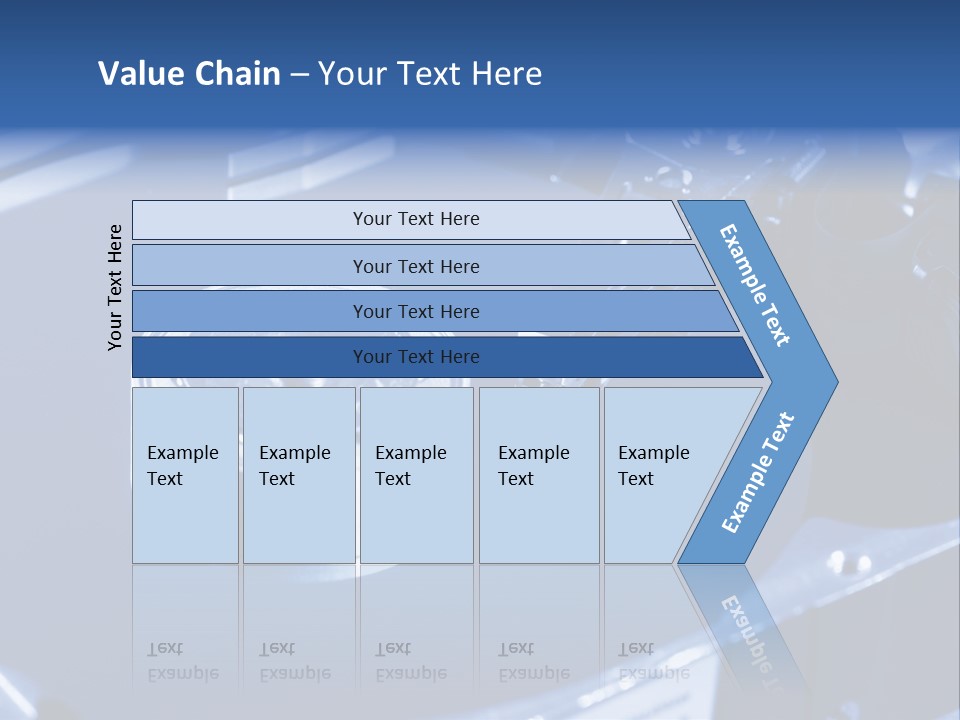 A Hard Drive With A Key On Top Of It PowerPoint Template