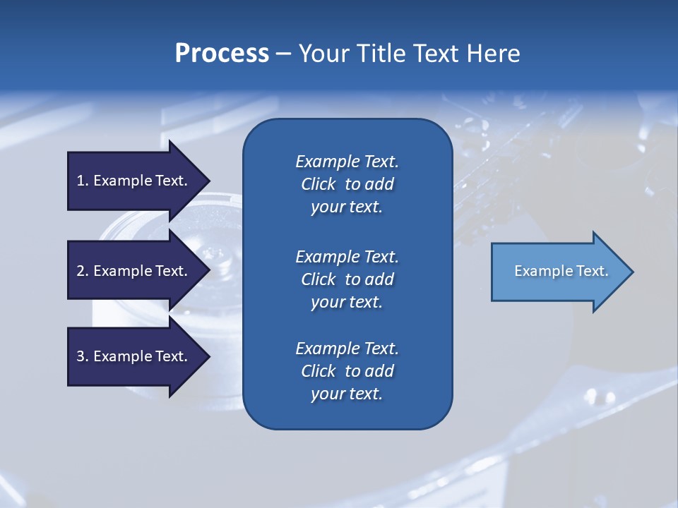 A Hard Drive With A Key On Top Of It PowerPoint Template