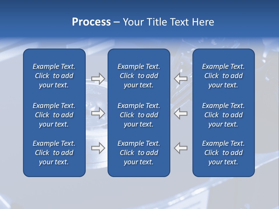 A Hard Drive With A Key On Top Of It PowerPoint Template
