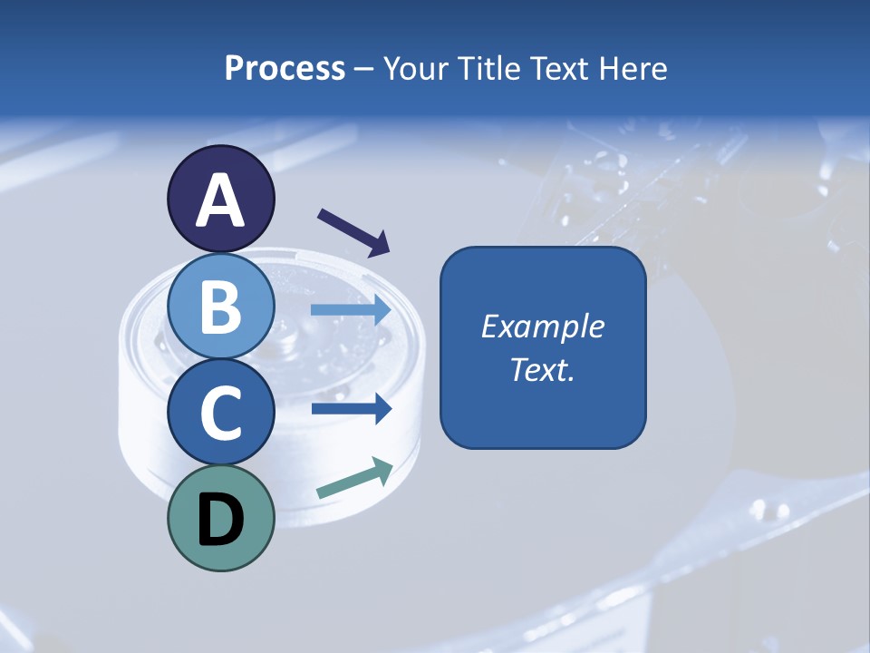 A Hard Drive With A Key On Top Of It PowerPoint Template