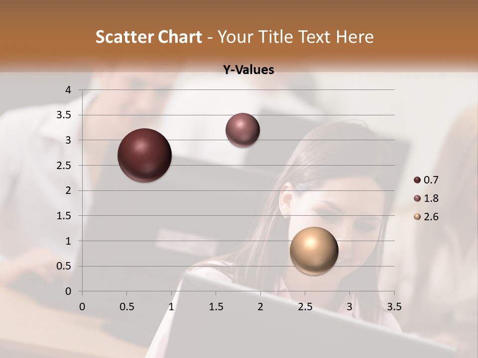 A Group Of People Working On Computers In An Office PowerPoint Template