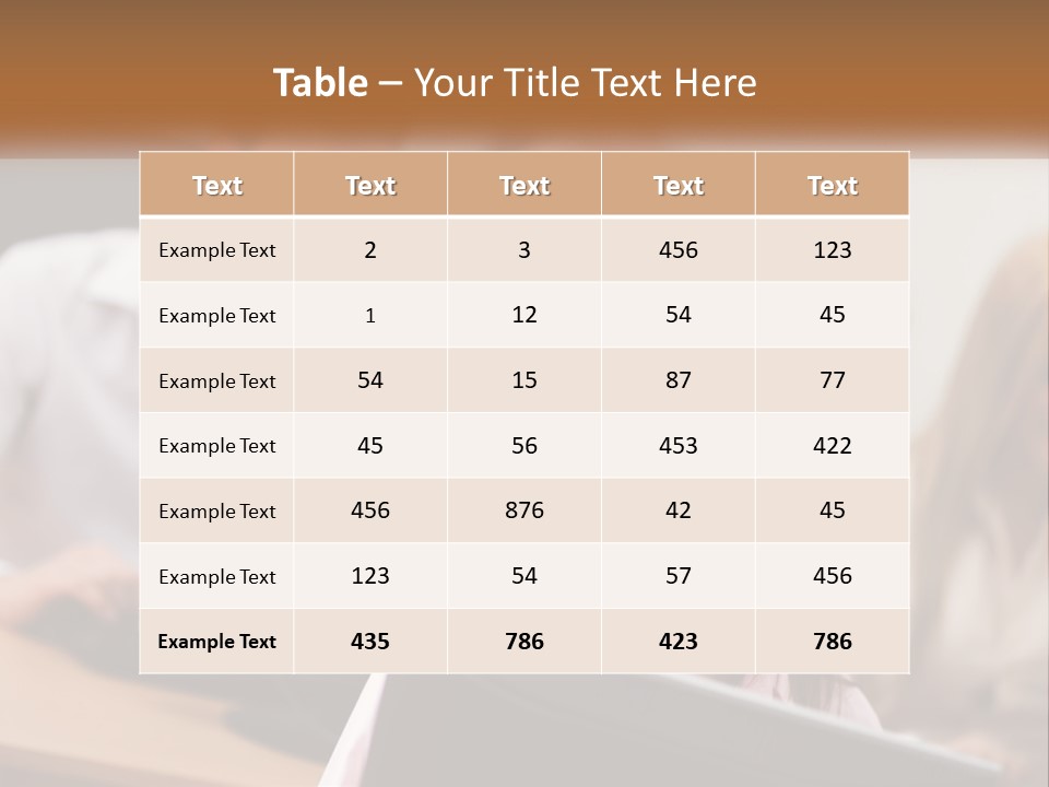 A Group Of People Working On Computers In An Office PowerPoint Template