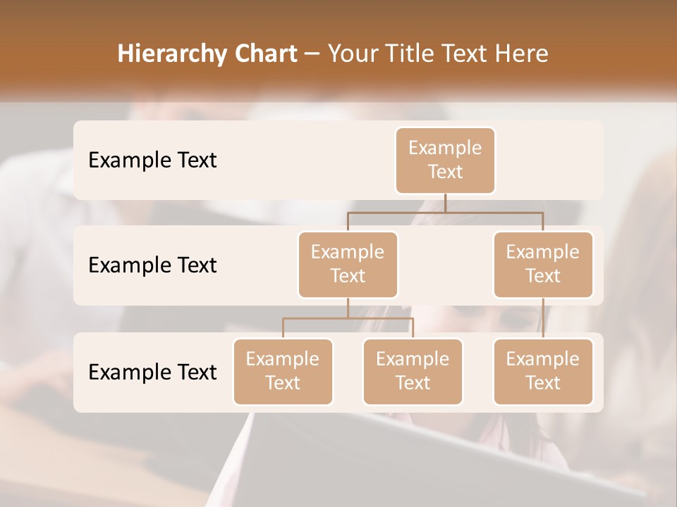 A Group Of People Working On Computers In An Office PowerPoint Template