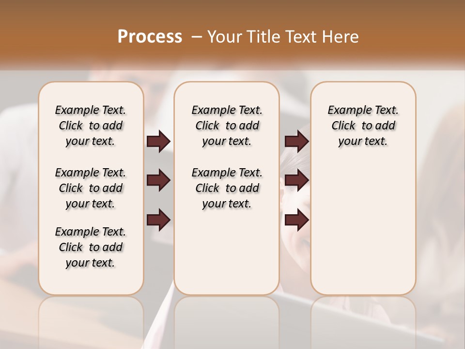 A Group Of People Working On Computers In An Office PowerPoint Template