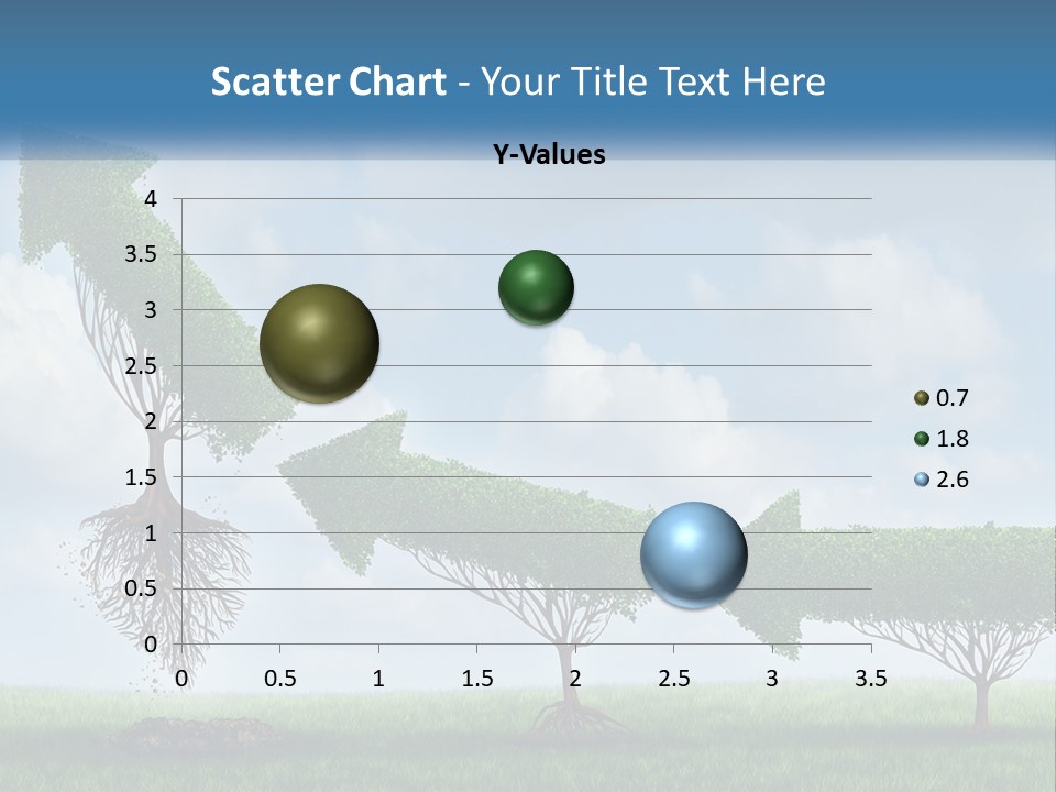 A Group Of Trees With A Sky Background PowerPoint Template