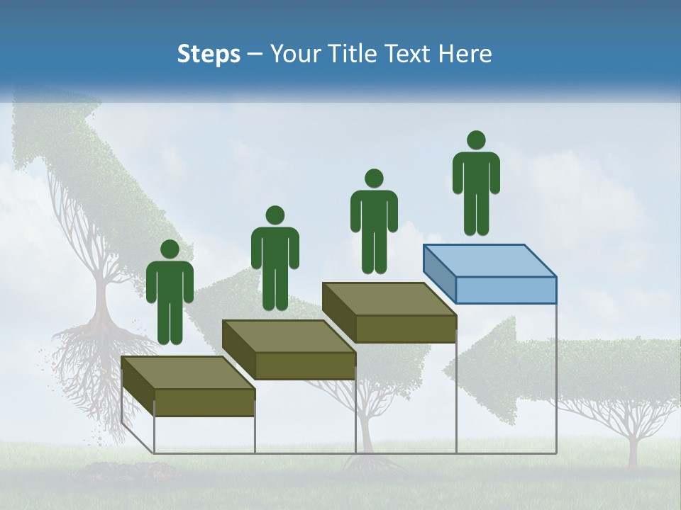 A Group Of Trees With A Sky Background PowerPoint Template