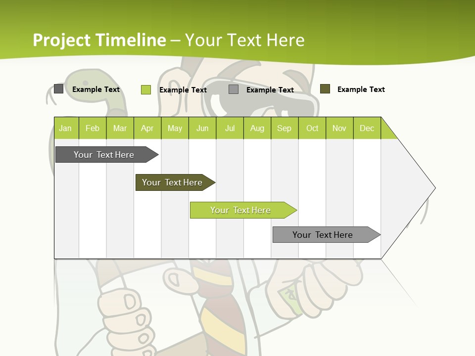 A Man In A Tie Holding Money And A Snake PowerPoint Template