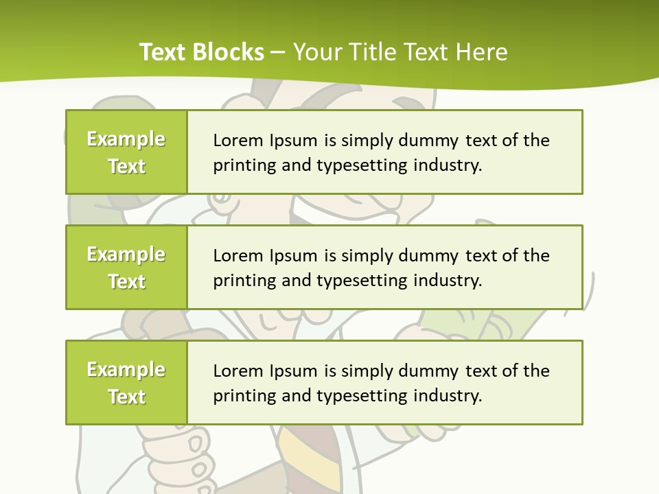 A Man In A Tie Holding Money And A Snake PowerPoint Template