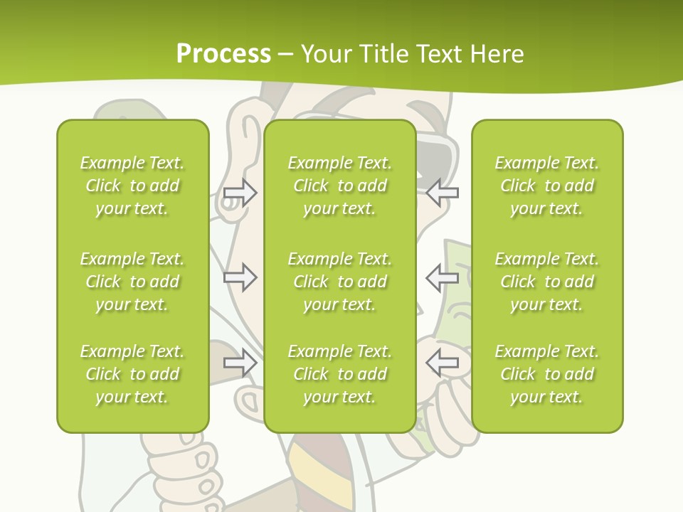 A Man In A Tie Holding Money And A Snake PowerPoint Template
