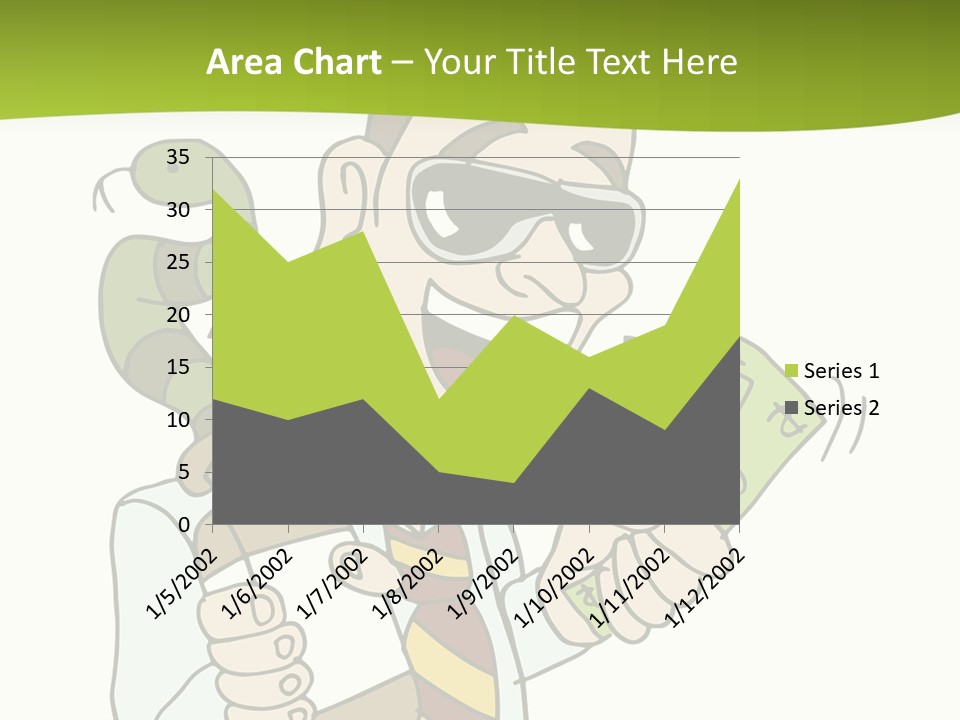 A Man In A Tie Holding Money And A Snake PowerPoint Template